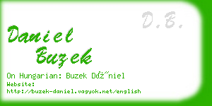 daniel buzek business card